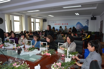 &ldquo;春暖花開 詩情花藝&rdquo;--天水市文化和旅游局組織開展慶&ldquo;三八&rdquo;插花藝術培訓活動